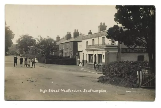 High Street, Westend, Near Southampton, Hampshire, RP Postcard.