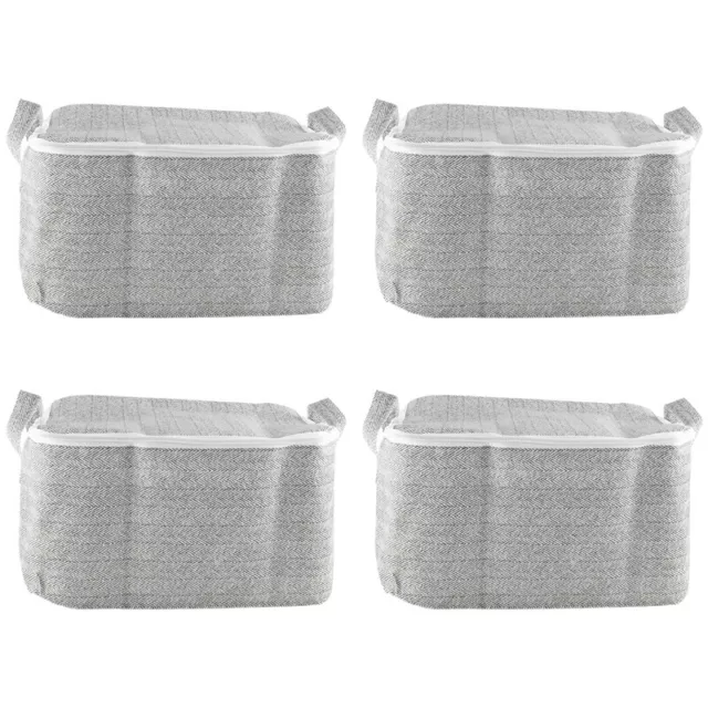 4Pcs Sac de Rangement à GlissièRe Sac de Rangement pour VêTements, Sac de R3604