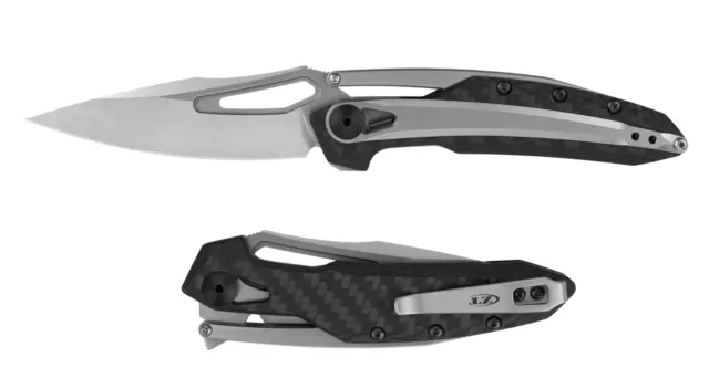 Zero Tolerance Folding Knife 3.25" CPM 20CV Steel Blade Carbon Fiber Handle