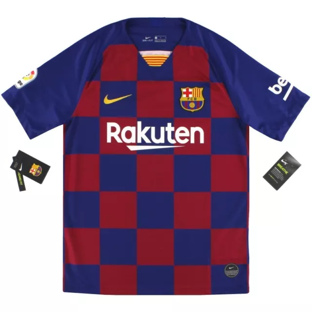 2019-20 Barcelona Nike Home Shirt Mens Medium M - Brand New (La Liga Patch)