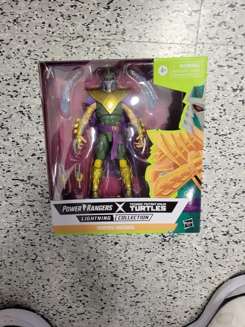 Power Rangers X TMNT Lightning Collection Morphed Shredder Green Ranger MMPR NEW