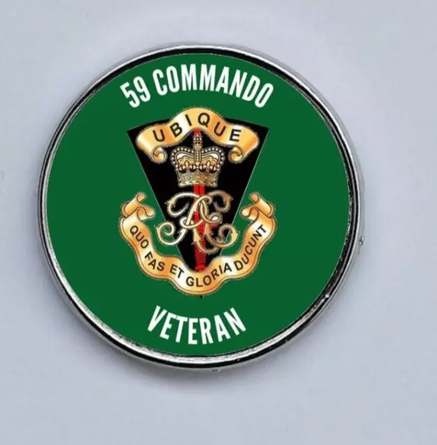 59 Commando Royal Engineers Veteran Army Lapel pin Badge 25mm