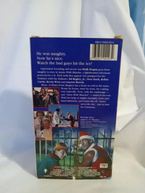 HULK HOGAN SANTA With Muscles VHS Tape UNTESTED Christmas Wrestling ...
