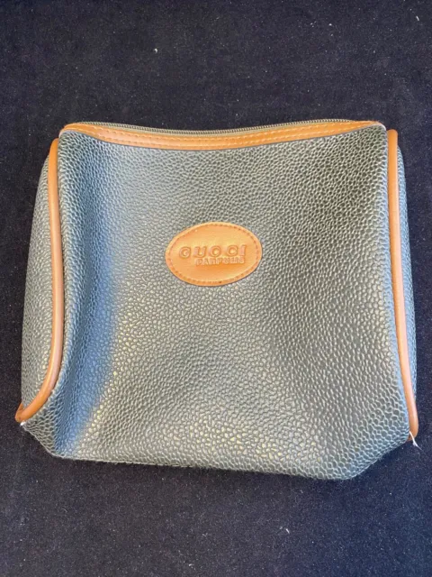 Gucci Parfums Make Up/Perfume Bag New Never Used Small Faint Light Spot On Back