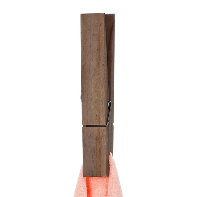 Portatoallas de baño de madera grande anticorrer suministros para el hogar pinzas de ropa