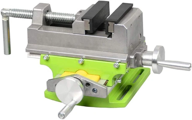 3" Cross Slide Drill Press Vise 2 Way X- Y Compound Vise Cross Slide Mill Drill