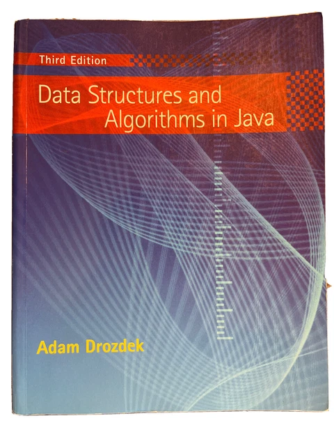 DATA STRUCTURES AND Algorithms in Java, Adam Drozdek $49.99 - PicClick