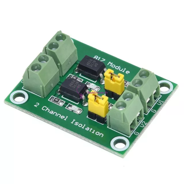 2-Channel PC817 Voltage Converter Module Optocoupler Isolation Driving Module FR