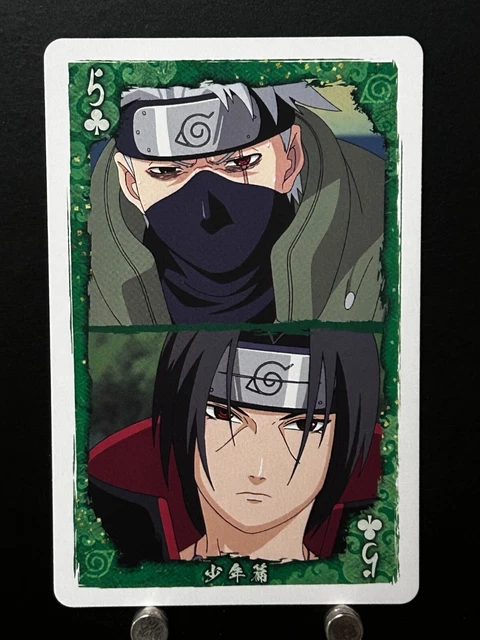 CARTE À JOUER Kakashi Hatake Madara Uchiha Naruto manga animé japonais ...