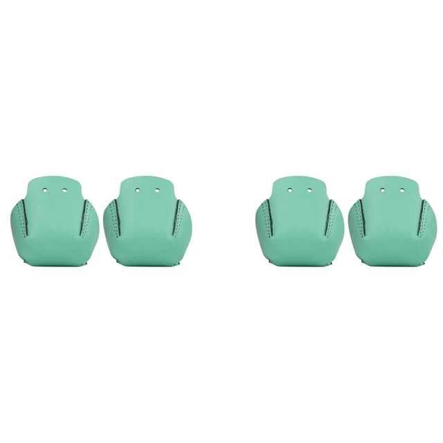 2 Pair Roller Skates Toe Guards Protectors PU Roller Skate with 4 Holes Toe U4C8