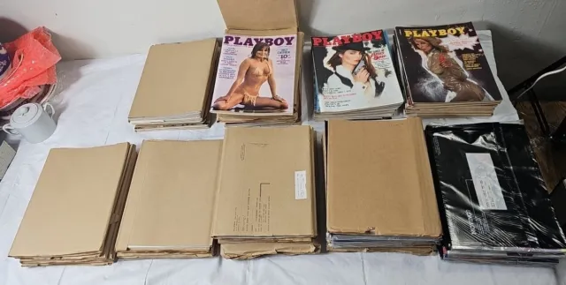 72 Playboy Magazines From 1975-1986 Most Brand New Including Rare Bo Derek