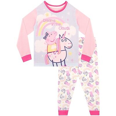 Peppa Pig Pyjamas Kids Girls 12 18 24 Months 2 3 4 5 6 7 Years Sleepwear Pink