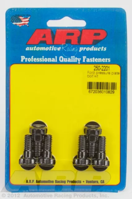 ARP 250-2201 Black Ford pressure plate bolt kit
