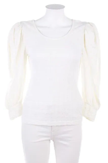 Camicia tradizionale senza etichetta lino D 36 off-white
