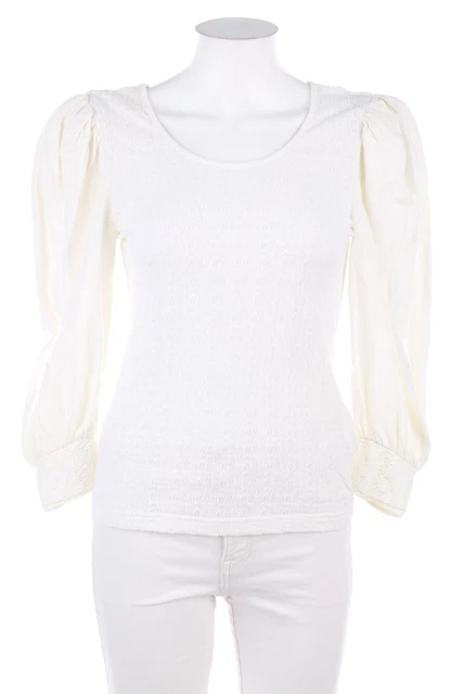 Camicia tradizionale senza etichetta lino D 36 off-white