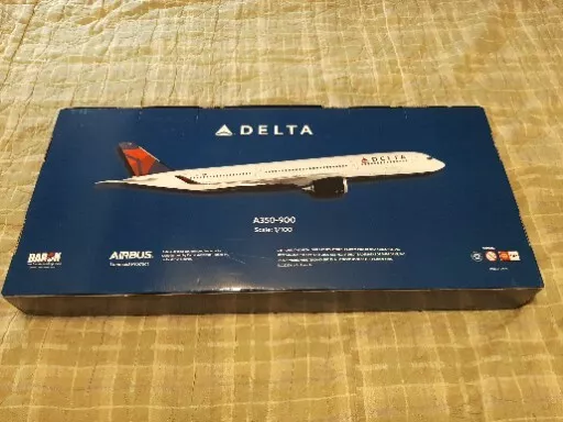 DELTA AIRLINES A350-900 1/100 Scale Model Million Miler Reward Airbus Airplane