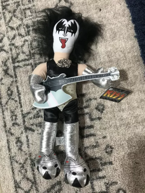 2 Signatures Network 2002 Kiss Band Plush Toy Doll Gene Simmons