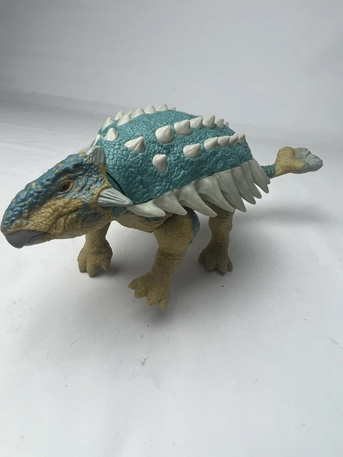 JURASSIC WORLD CAMP Cretaceous Roar Attack Ankylosaurus Bumpy Action ...