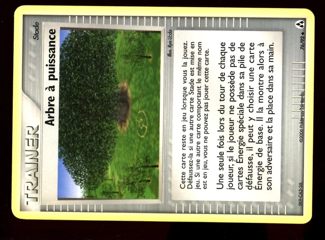 Pokemon Ex Crea Legendes Unco N°  76/92 Arbre Puissance