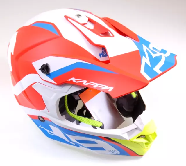 Kappa Casque Cross KV49R Evo Great Rouge Mat/Blanc Gr. XL K #10