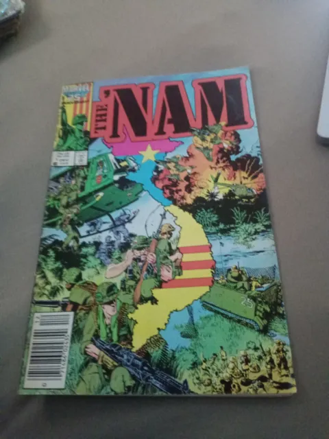 *** The 'Nam # 1 *** KEY !!! Copper Age Marvel Comics 1986 … FN/VF