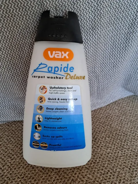 Vax Rapide Deluxe Carpet Washer V026 Solution Reservoir Clean Water Tank