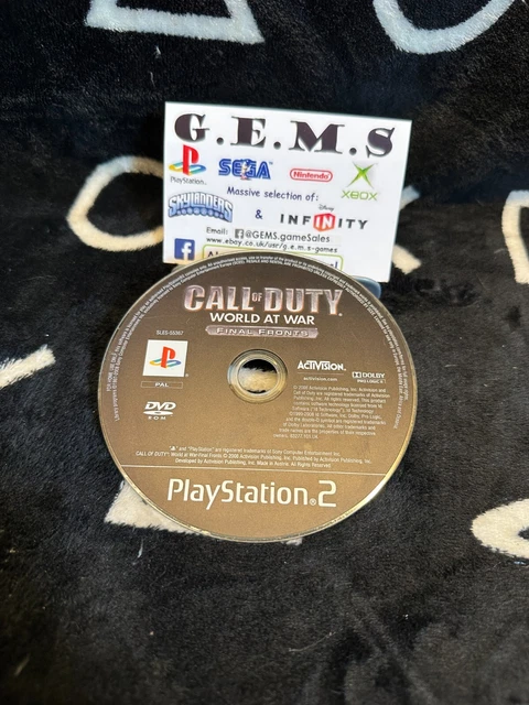 CALL OF DUTY: World at War (Sony PlayStation 2, 2008) Disc Only (32) £3 ...