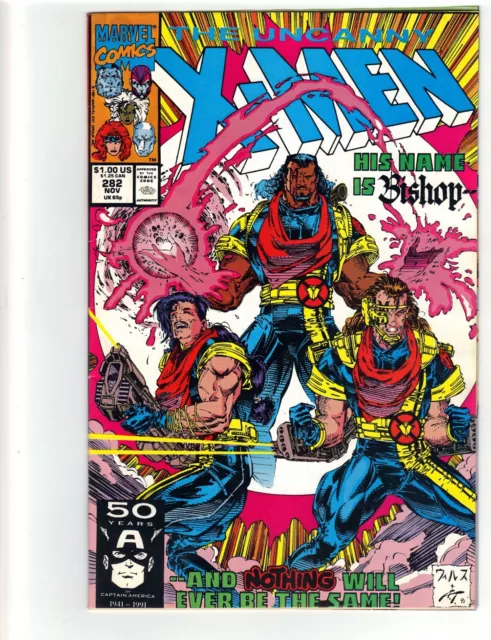 Uncanny X-Men 282 & 283 [ Marvel 1991]  1st Cover-Cameo &Full Appearance Bishop