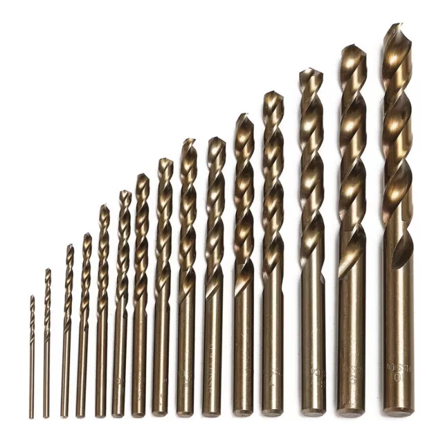 HSS Cobalt Jobber Drill Bits Split Point For Stainless Steel Strong Hard Metals