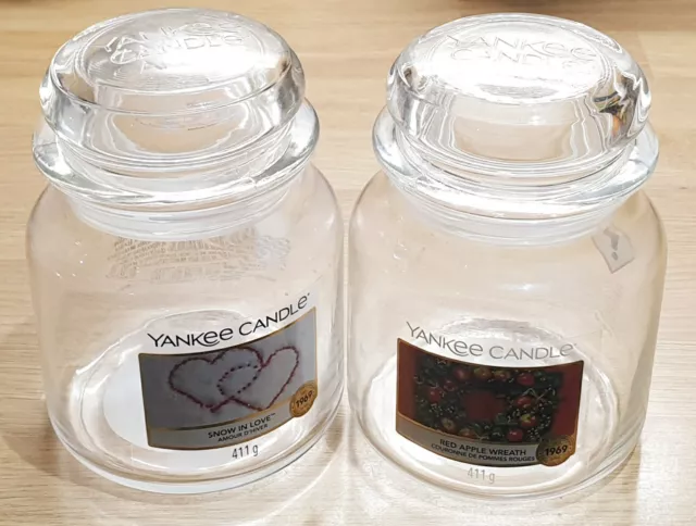 Clear Yankee Candle Jars w/ Lid, 3oz 90ml Small DIY Candle Making,  Wholesale!