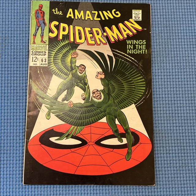 The Amazing Spider Man #63 Marvel Comic Silver Age .12 cent August 1968