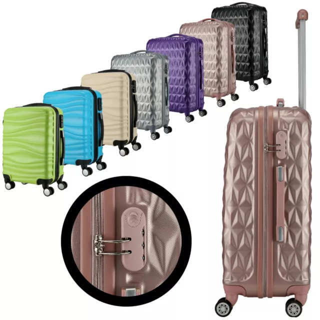 Clearance Small Cabin Hand Luggage Suitcase Spinner Trolley Case 4 wheels 20"