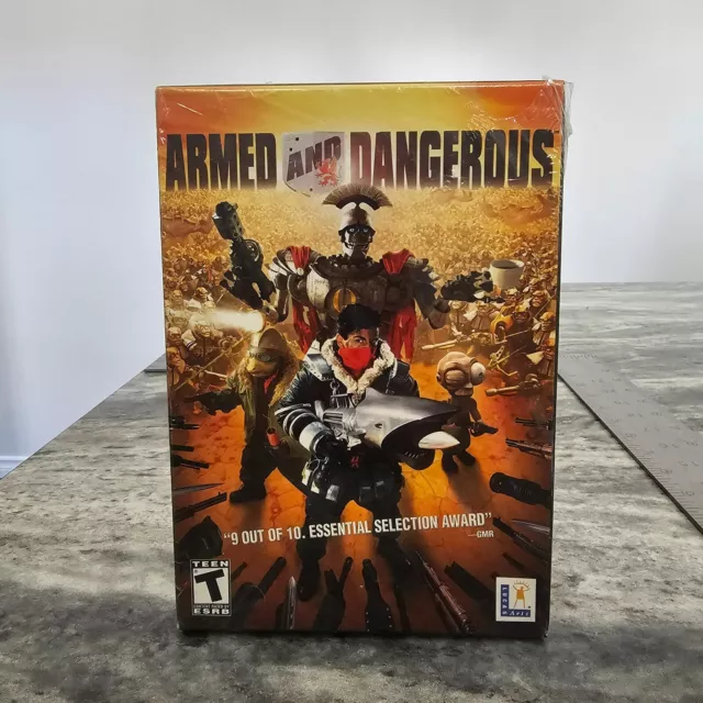 Armed and Dangerous PC Game CD-ROM Lucas Art 2003 Sealed NOS #2