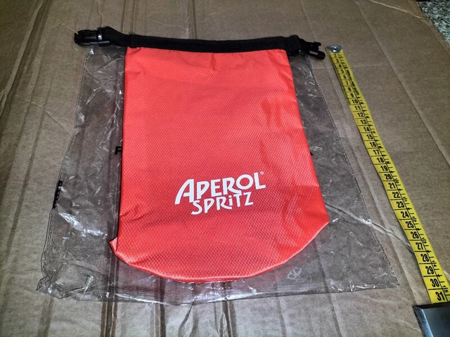 Gadget Pubblicitario Aperitivo Aperol Spritz Porta Oggetti Documenti Anti Gocce