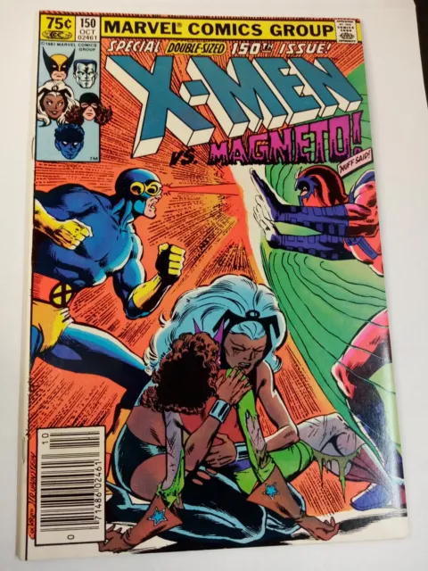 Marvel Uncanny X-Men vs Magneto #150 (Oct,1981) Double Size Issue  Newsstand