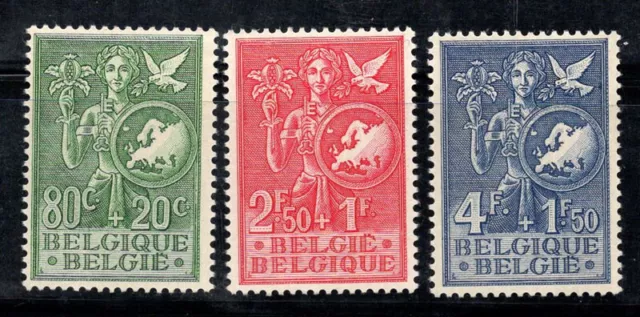 Belgique 1953 Mi. 976-978 Neuf ** 100% jeunesse