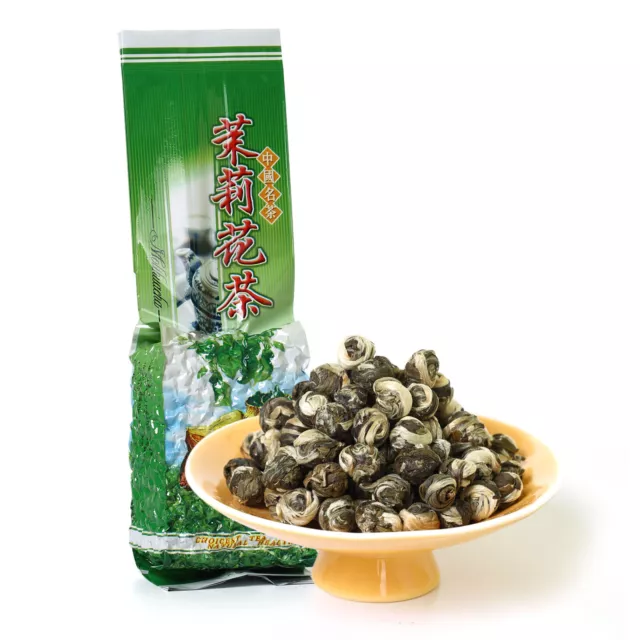 GOARTEA 250g Nonpareil Supreme Thé Vert Jasmin Jasmine Dragon Pearl Green Tea