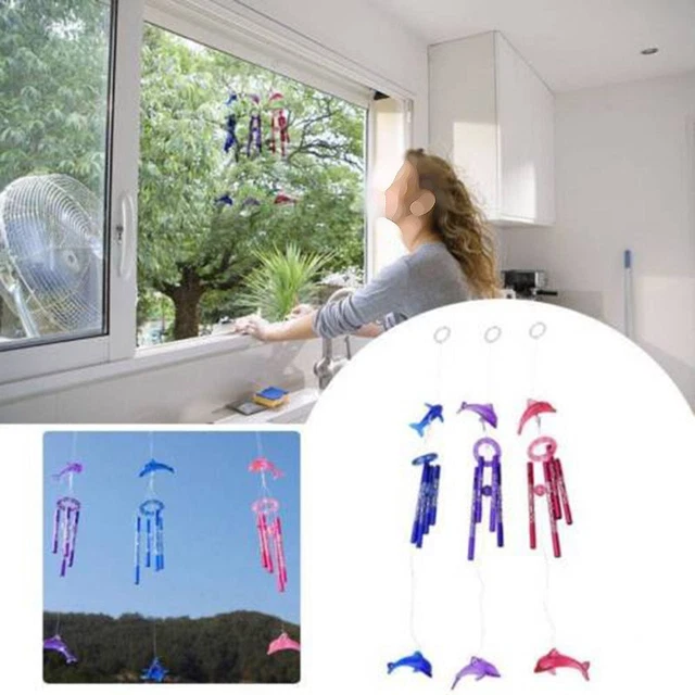 Fashion Stylish Wind Play Acrylic Pendant Decoration Dolphin Window Gift