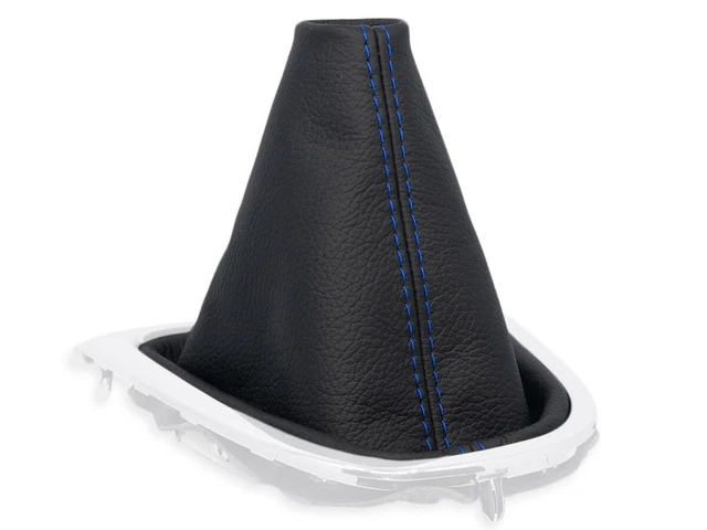 Soufflet De Levier De Vitesse En Cuir 100% Véritable Pour Land Rover Freelander II (2007-2014) Manuelle - Noir