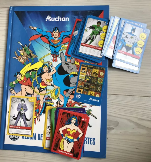 DC Album de collection de cartes - Auchan 2022 Films Cinéma Tous
