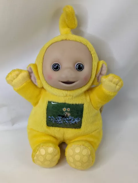 Teletubbies Laa Laa Bean Plush 7 Inch Ragdoll 2003 Play Along Stuffed Animal Toy