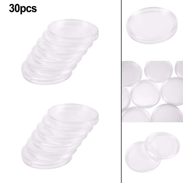 Capsules de support étanche à l'air transparent pour American Silver Eagle pac