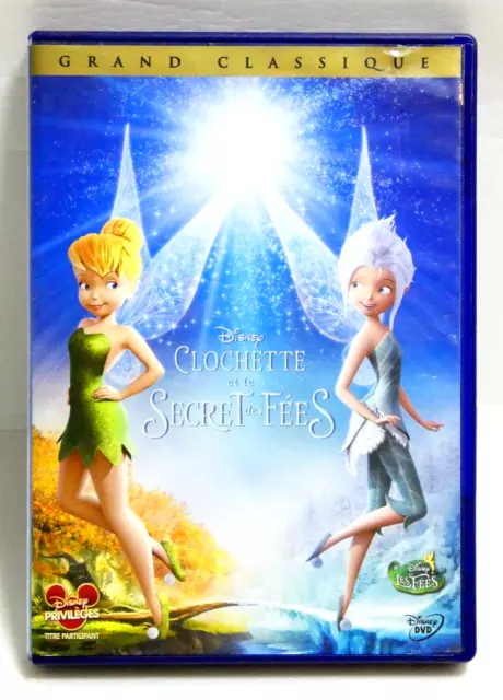 Clochette Et Le Secret Des Fees Walt Disney Dvd Dessins Animes Losange N° 105 Vf