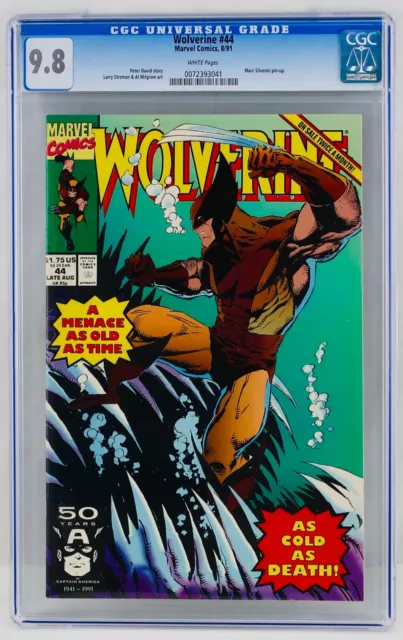 Wolverine #44 CGC 9.8 White Pages NM/MT Hot Key Grail 1991 Marvel Comics