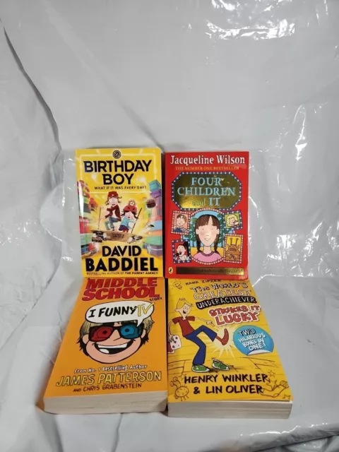 kids childrens 4 book bundle Birthday Boy iFunny TV Four Children And It Ect