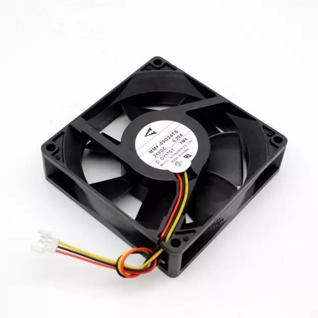 1PC New MELCO TECHNOREX MMF-09C24TS-YM4 DC24V 0.2A 90*25mm FAN 2