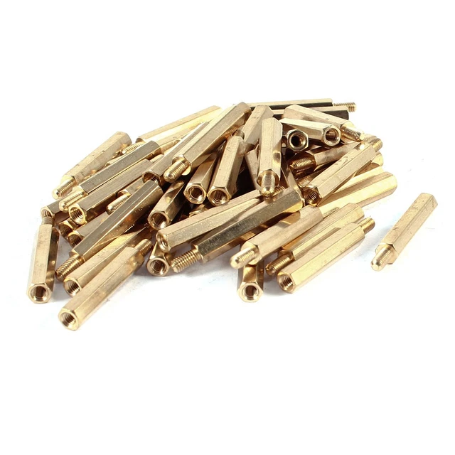 100x Vite Ottone Per Distanziatore Maschio/Femmina, 5mm, 6mm, M3, 3mm 100x Vite Ottone Per Distanziatore Maschio/Femmina, 5mm, 6mm, M3, 3mm