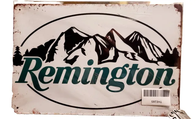 Remington Ammunition Firearms Tin Metal Sign 7.8x11.8 Inches In Size