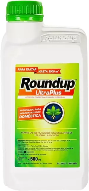 Désherbant Roundup herbicide pelouse jardin mauvaise herbe gazon 0.5LT/1LT/5LT