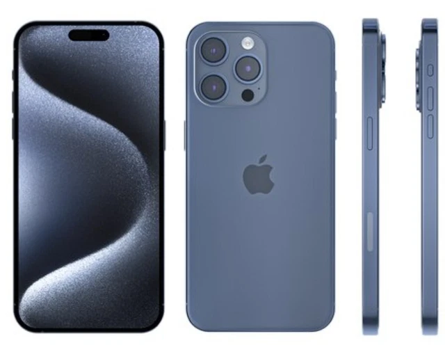 IPhone 15 Pro Max 256 Go - Bleu Titane - Occasion (État Correct)